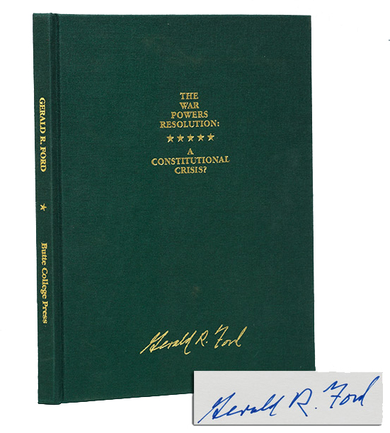 the-war-powers-resolution-autographed-first-edition